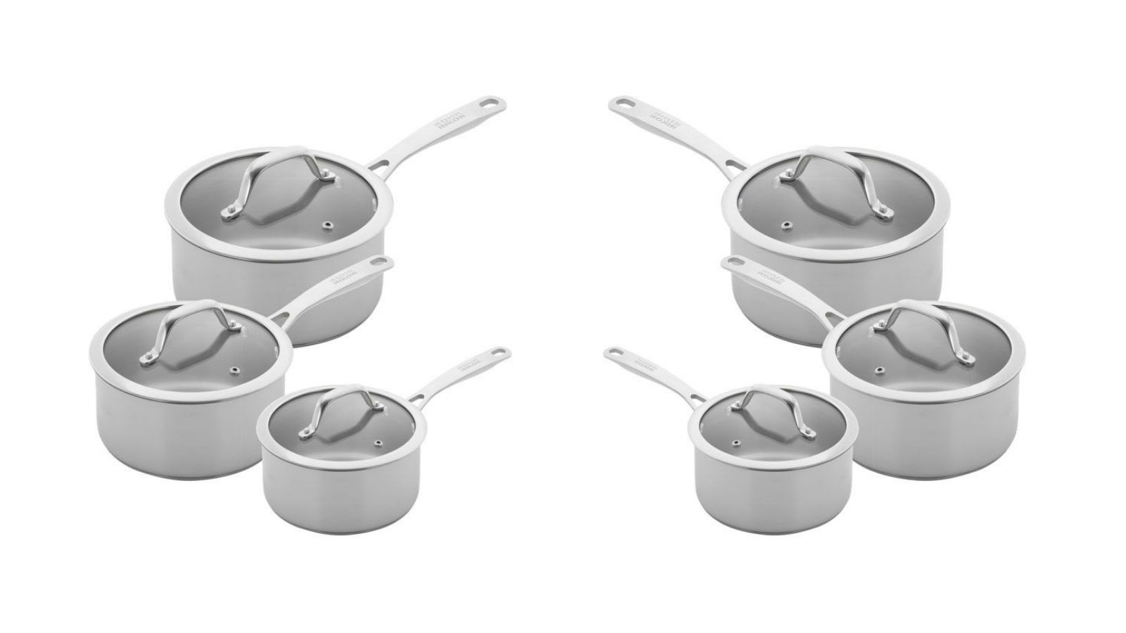 Kuhn Rikon stainless steel pan set