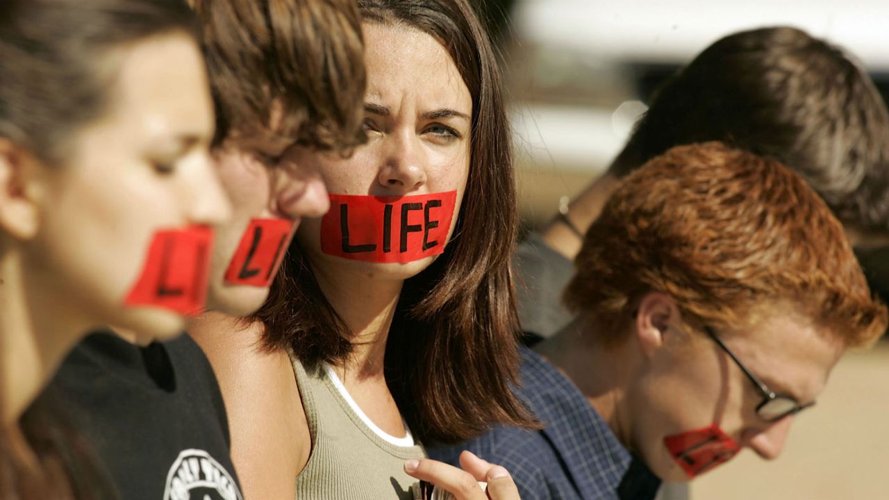 Abortion protesters