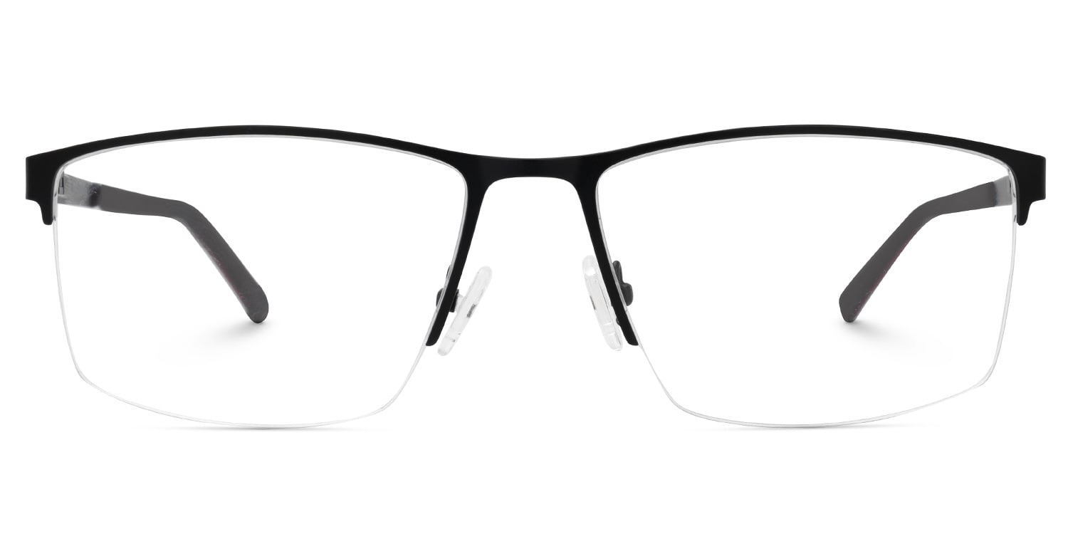 Graniela Eyeglasses in Rectangle Black Frame | Zeelool
