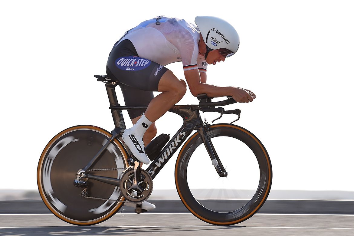 Tony Martin (Germany) en route to the gold medal at the 2016 UCI Road World Championships