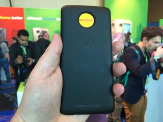 The Moto Power Pack is the latest Moto Mod. (Credit: Philip Michaels/Tom's Guide)