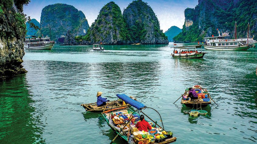 Ha Long Bay in Vietnam