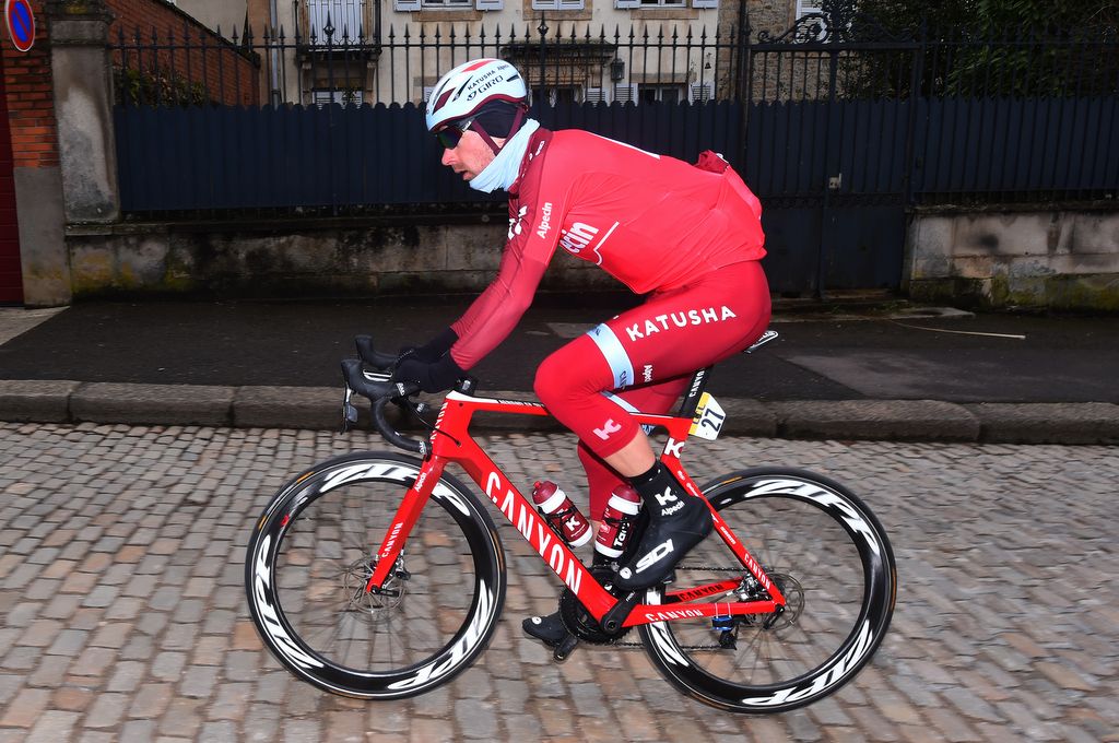 Michael Morkov on the Aeroroad CF SLX Disc