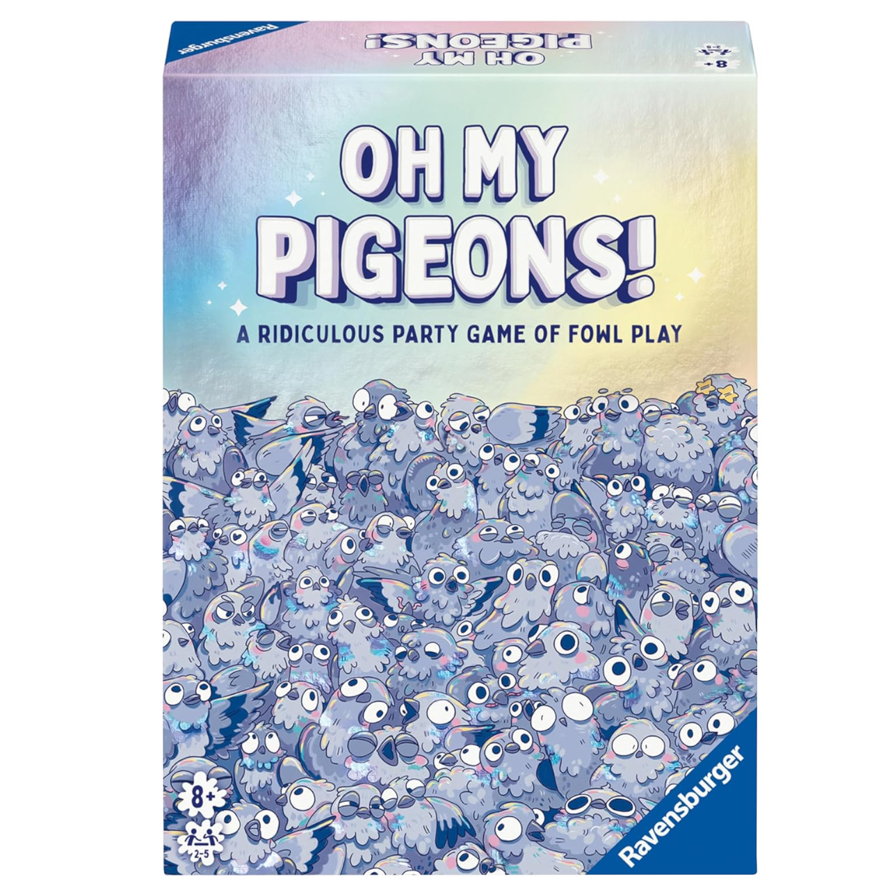 Oh My Pigeons box on a plain background