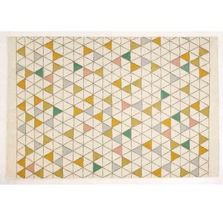 geometric scale rug