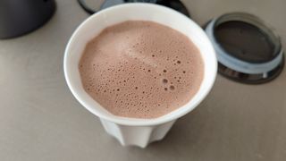 Hotel Chocolat Velvetiser review: cup of hot chocolate