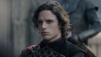 Jace talking to the Freys at The Twins in Season 2.