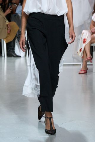 T-strap heels on S/S 25 runways