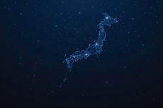 A digital map of Japan