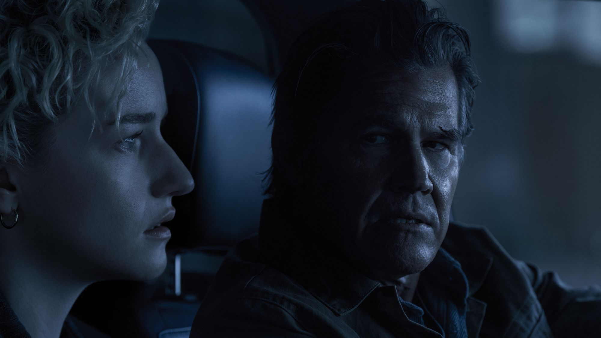 Julia Garner and Josh Brolin in Weapons