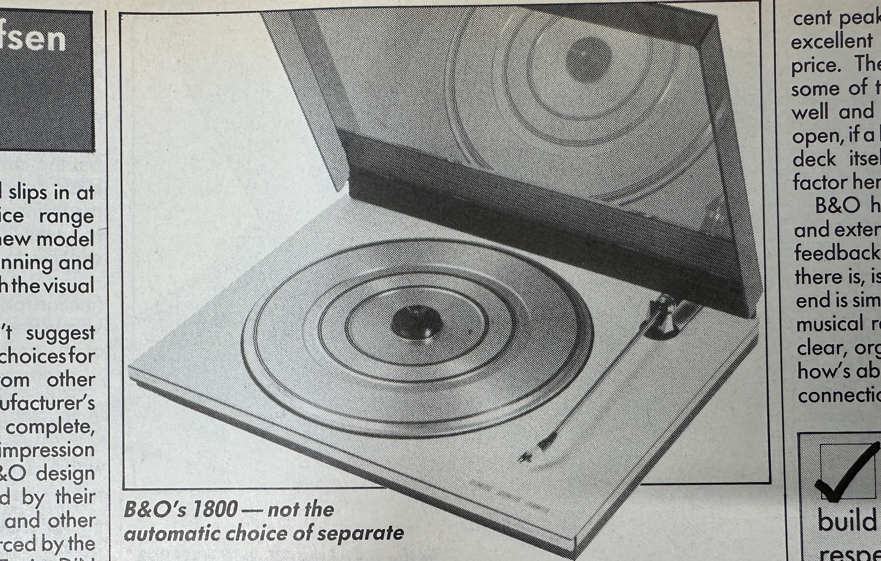 Bang &amp;amp; Olufsen 1800 record player review