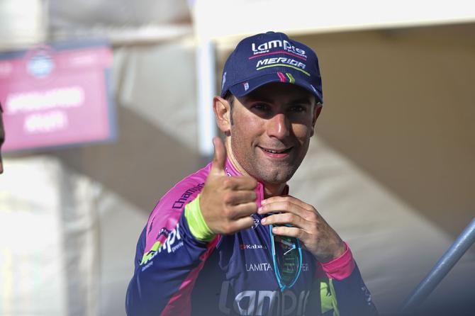 Thumbs up for Diego Ullisi (Lampre-Merida)