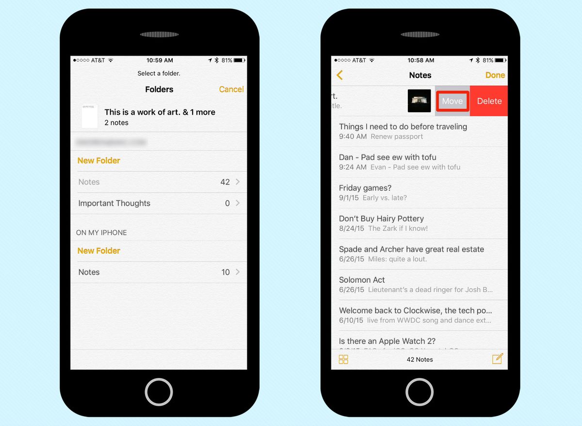 How to Manage Notes in iOS 9 | Tom's Guide