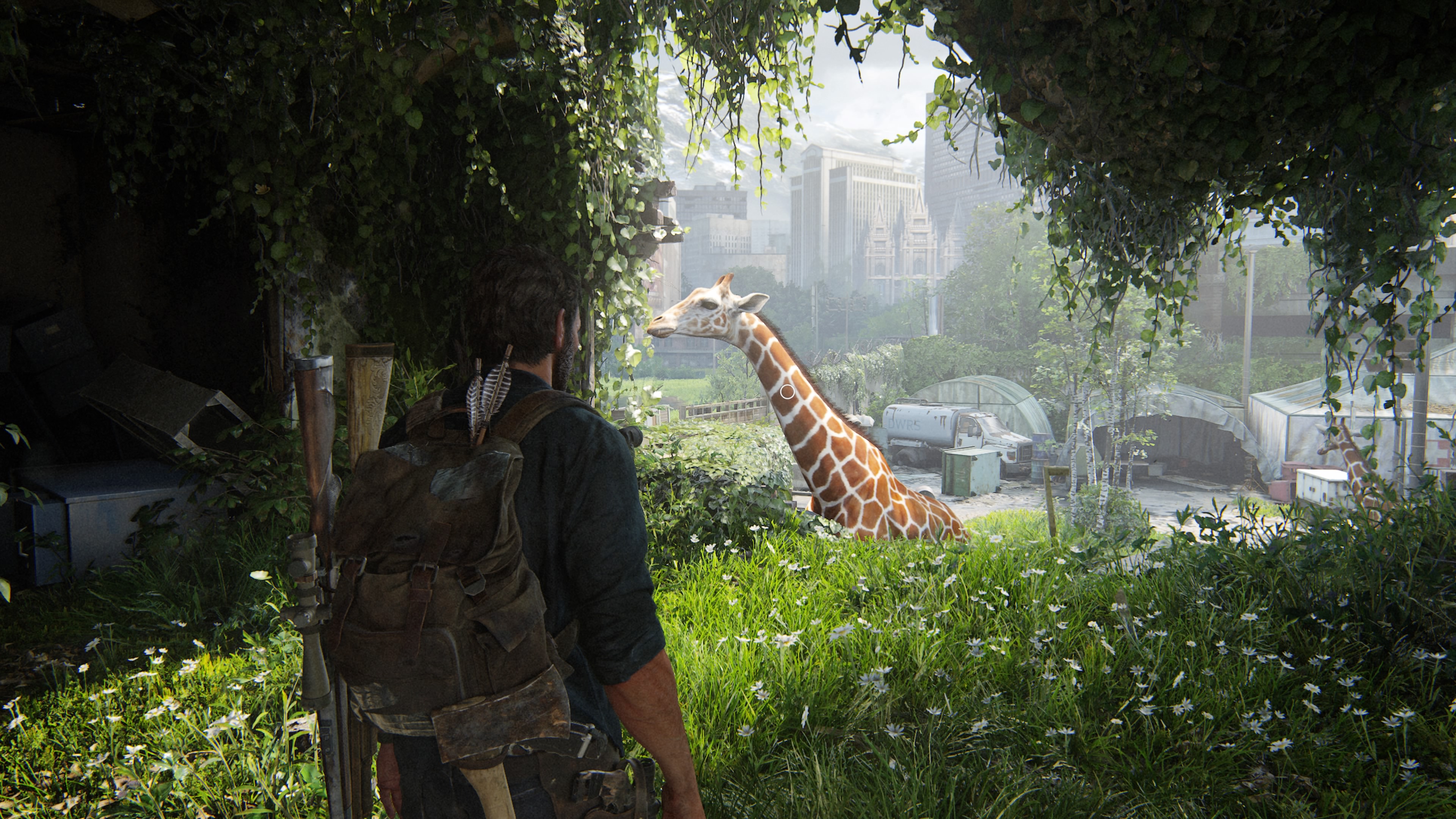 Een screenshot van The Last of Us Part 1 op de PS5.