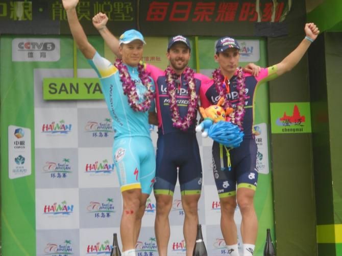 Palini won the stage ahead of his teammate Niccolo Bonifazio second and Astana&rsquo;s Ruslan Tleubayev third