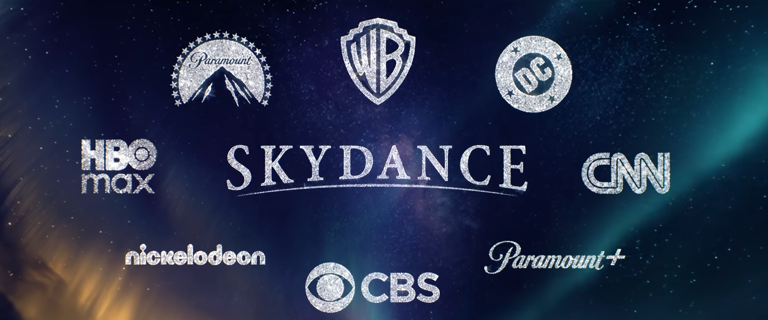 Skydance logo and brands from the Warner Bros Discovery Paramount merger