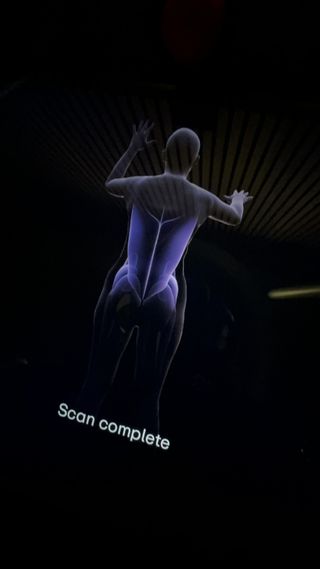 The screen of the massage table alerts you when the massage is complete.