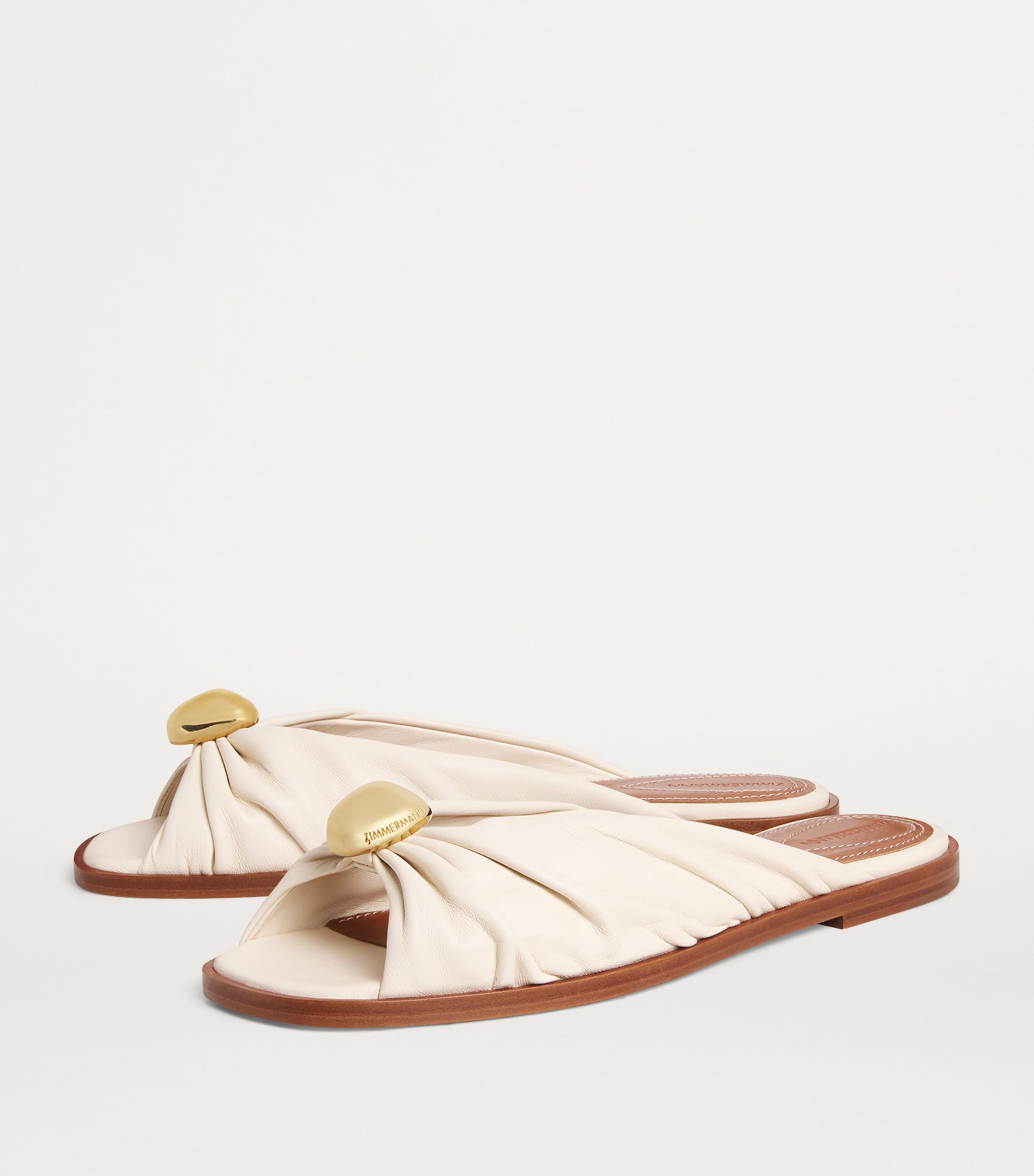 Leather Gleam Slides