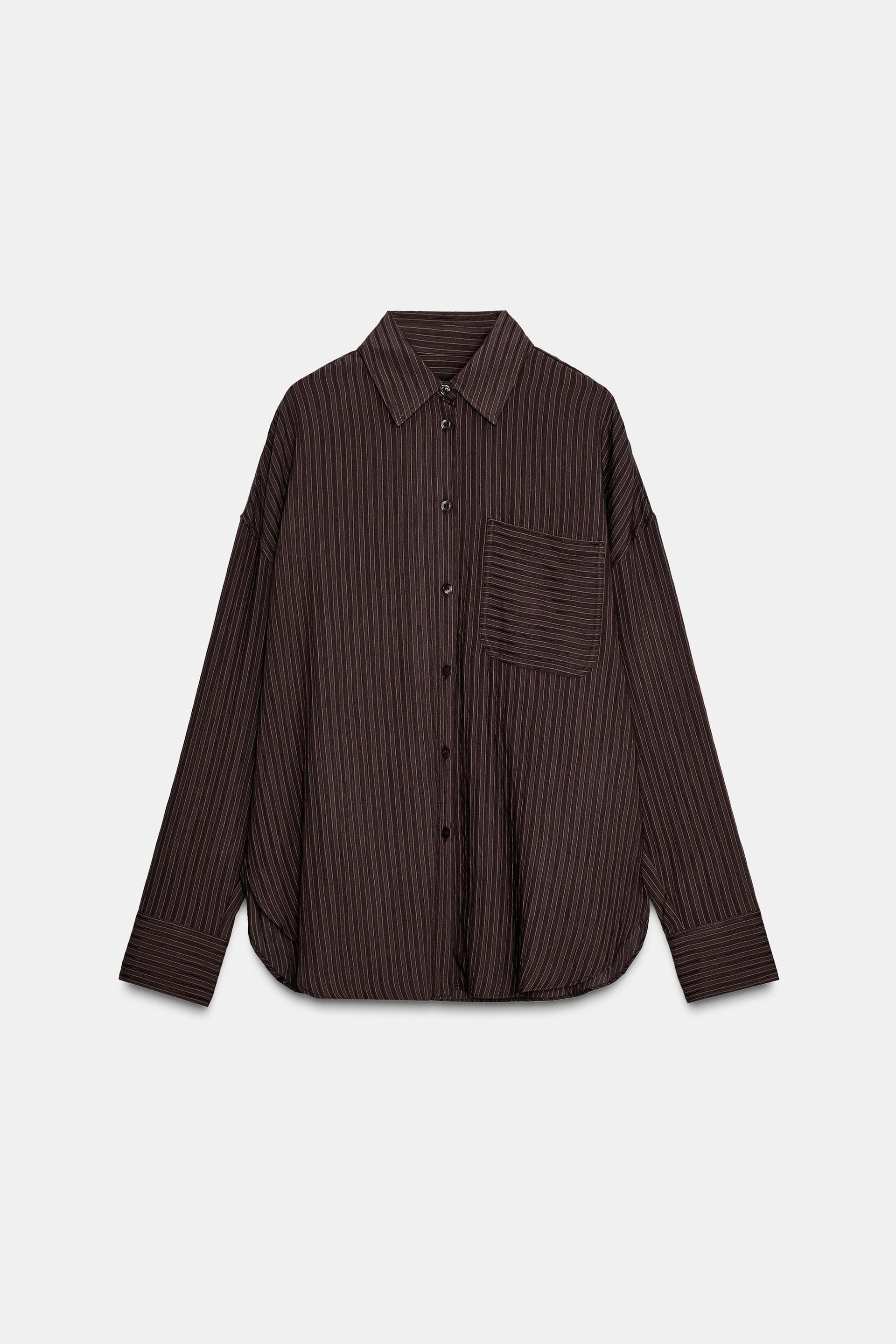 Zw Collection Flowy Striped Shirt