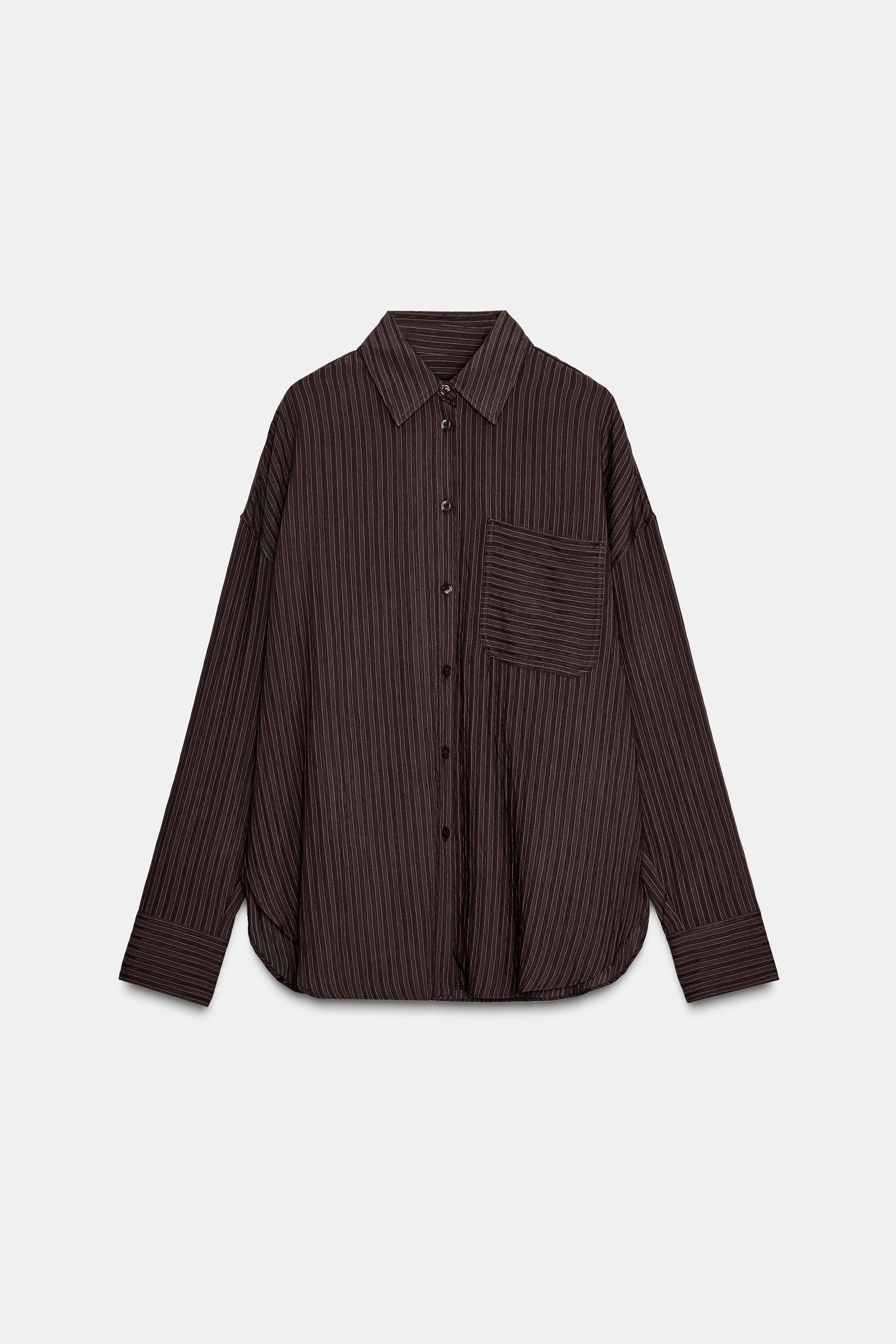 Zw Collection Flowy Striped Shirt