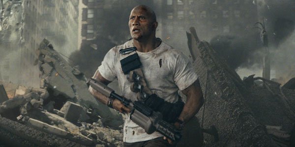 Dwayne Johnson in Rampage, New Line