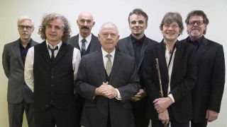King Crimson studio portrait