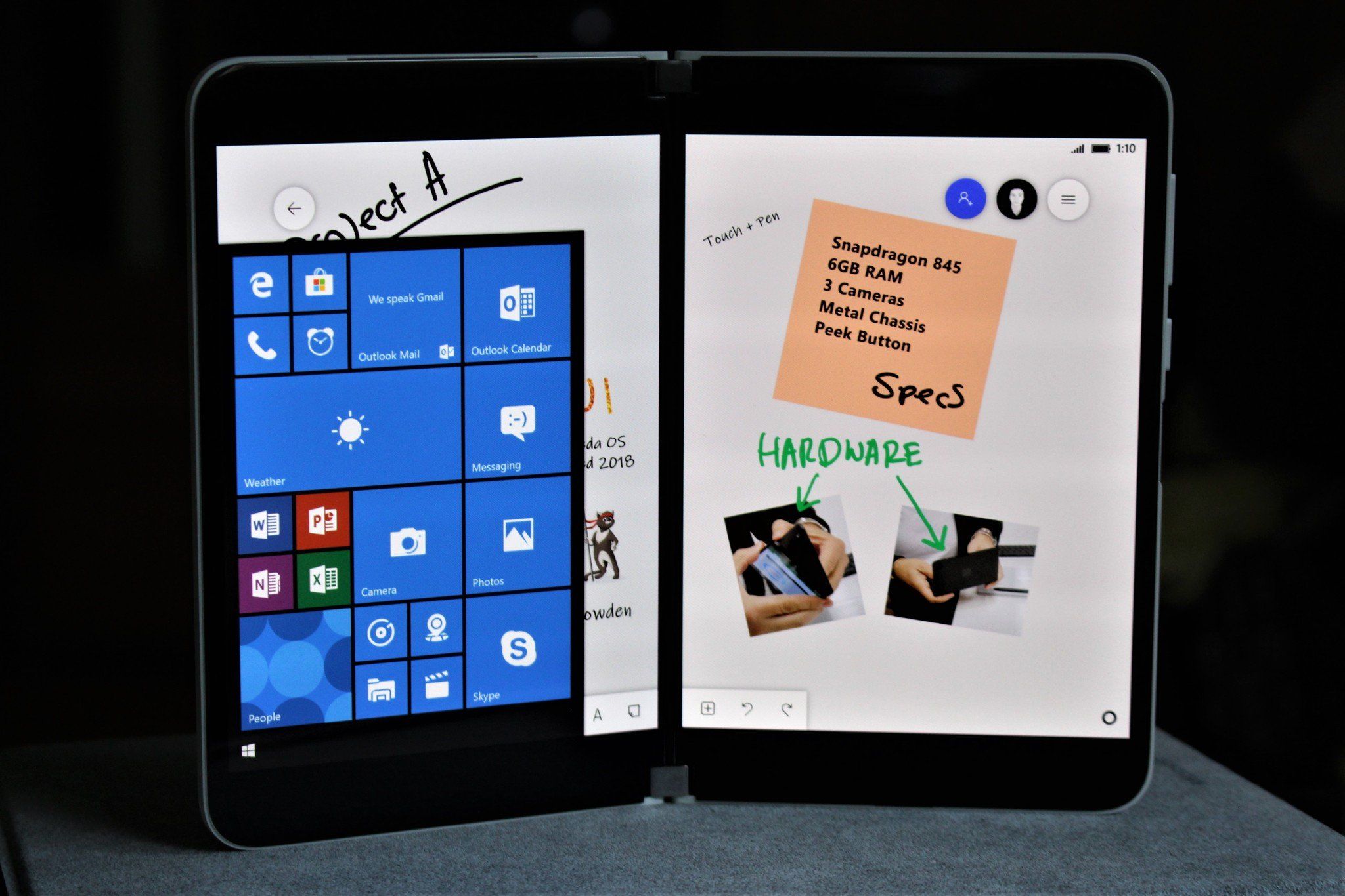 Microsoft’s canceled dual-screen version of Windows Phone has leaked, and you can now try it on a Surface Duo