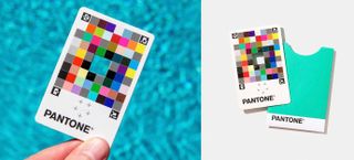 Pantone colour card