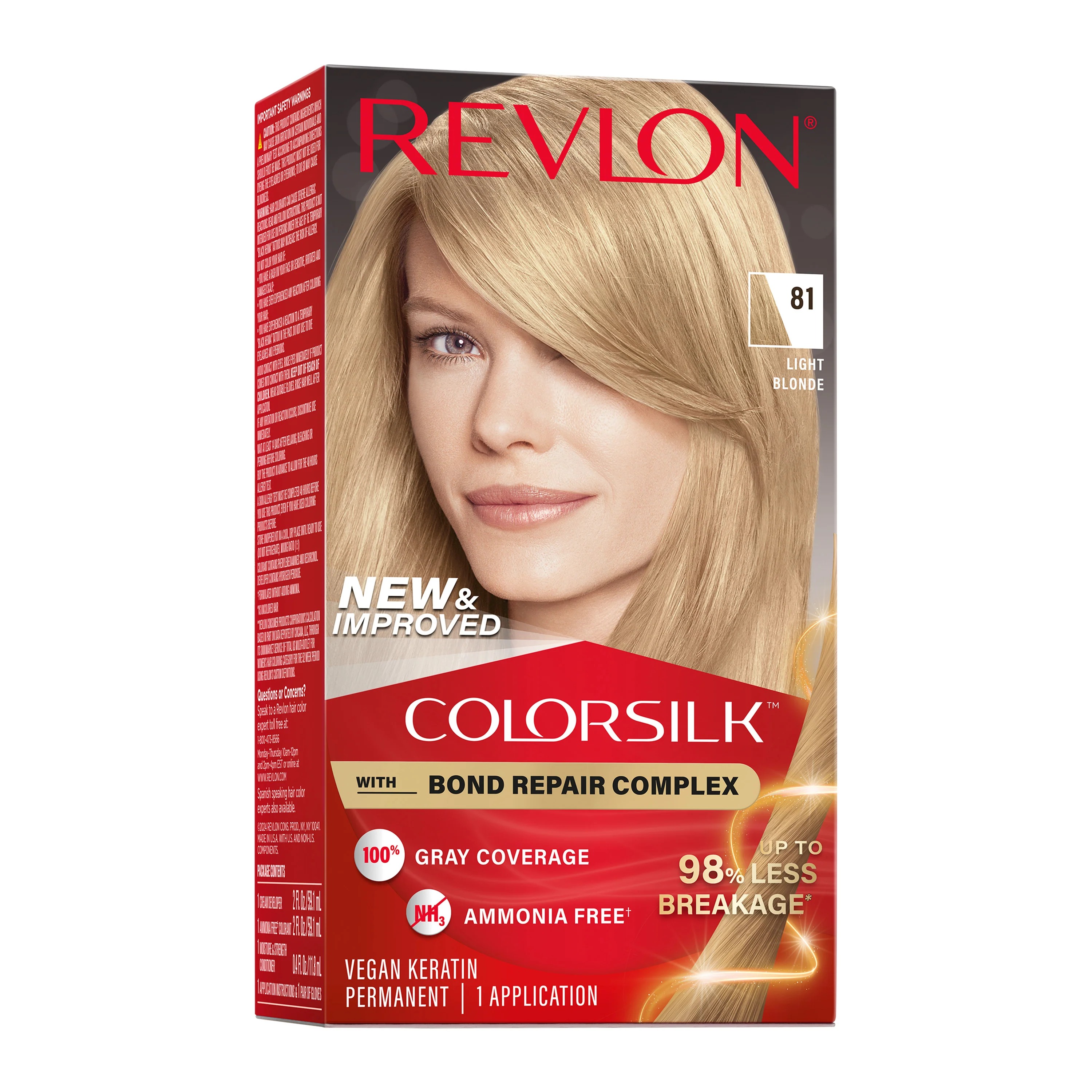 Revlon, Colorsilk&amp;trade; With Bond Repair Complex Permanent Hair Dye