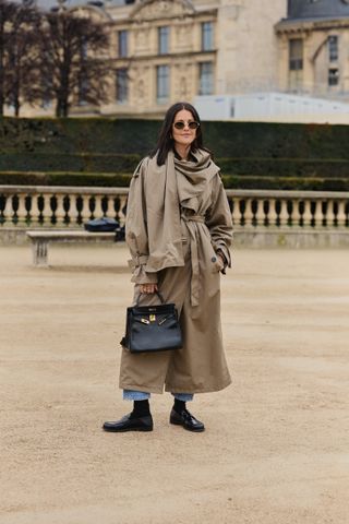 women wearing coats in Paris