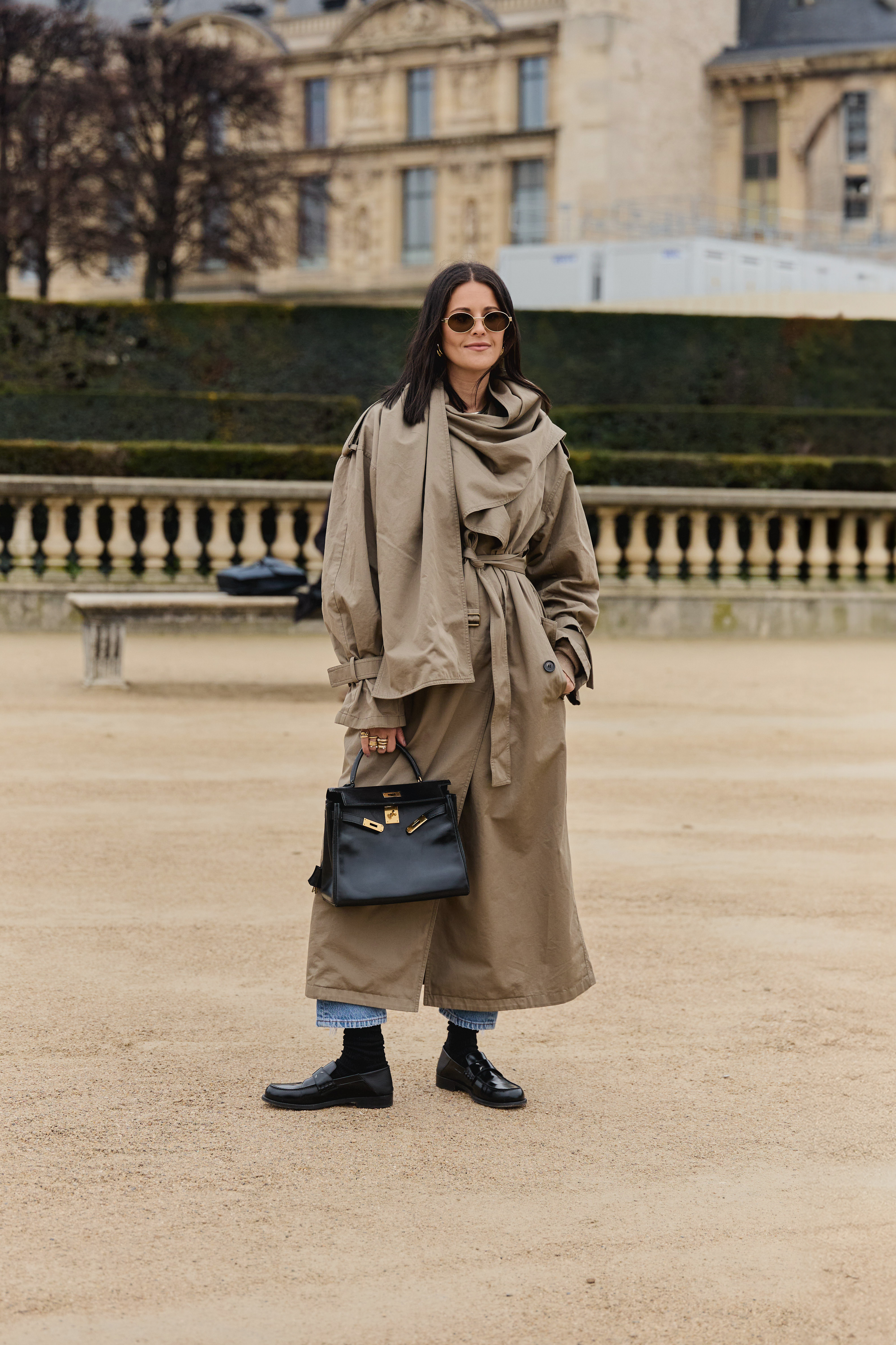 women wearing coats in Paris