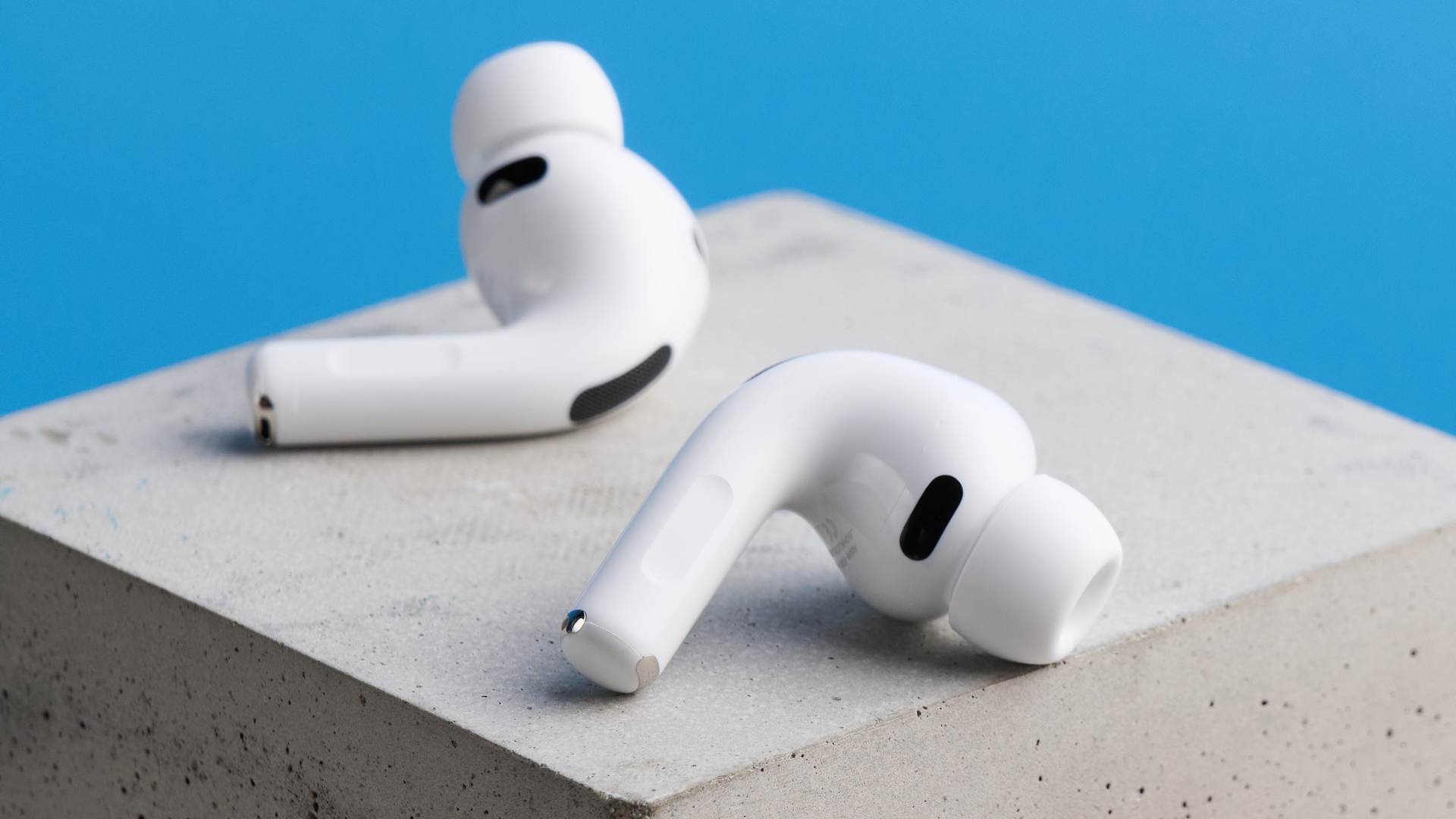 A pair of Apple AirPods Pro 3