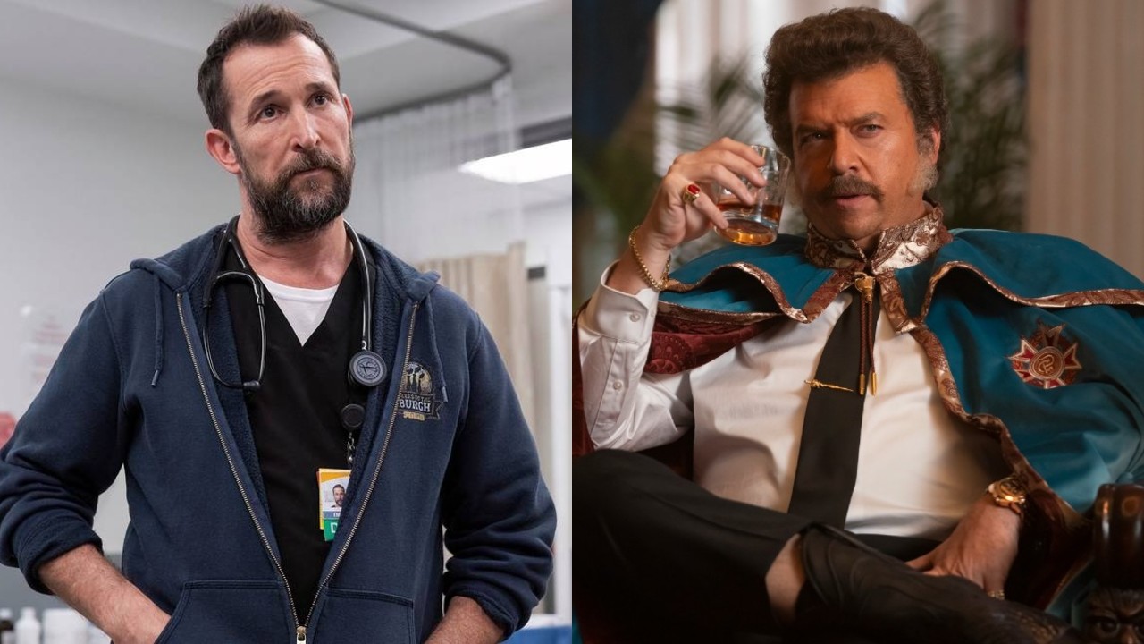 From left to right: Noah Wyle on The Pitt and Danny McBride in The Righteous Gemstones. 