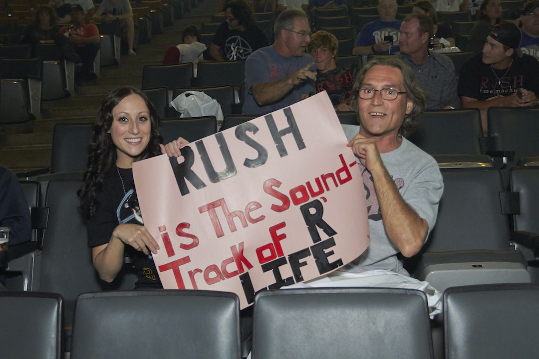 Rush fans at the LA Forum