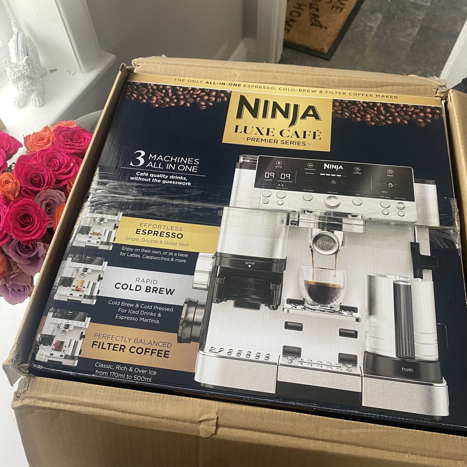 Ninja Luxe Café review the perfect machine for beginners Ideal Home