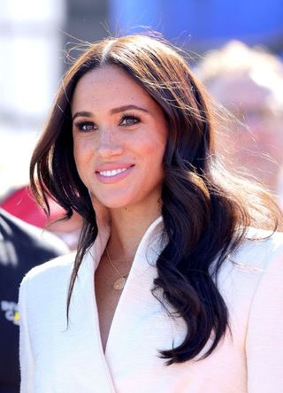 Meghan, Duchess of Sussex attends the Athletics Competition during day two of the Invictus Games The Hague 2020 at Zuiderpark on April 17, 2022 in The Hague, Netherlands