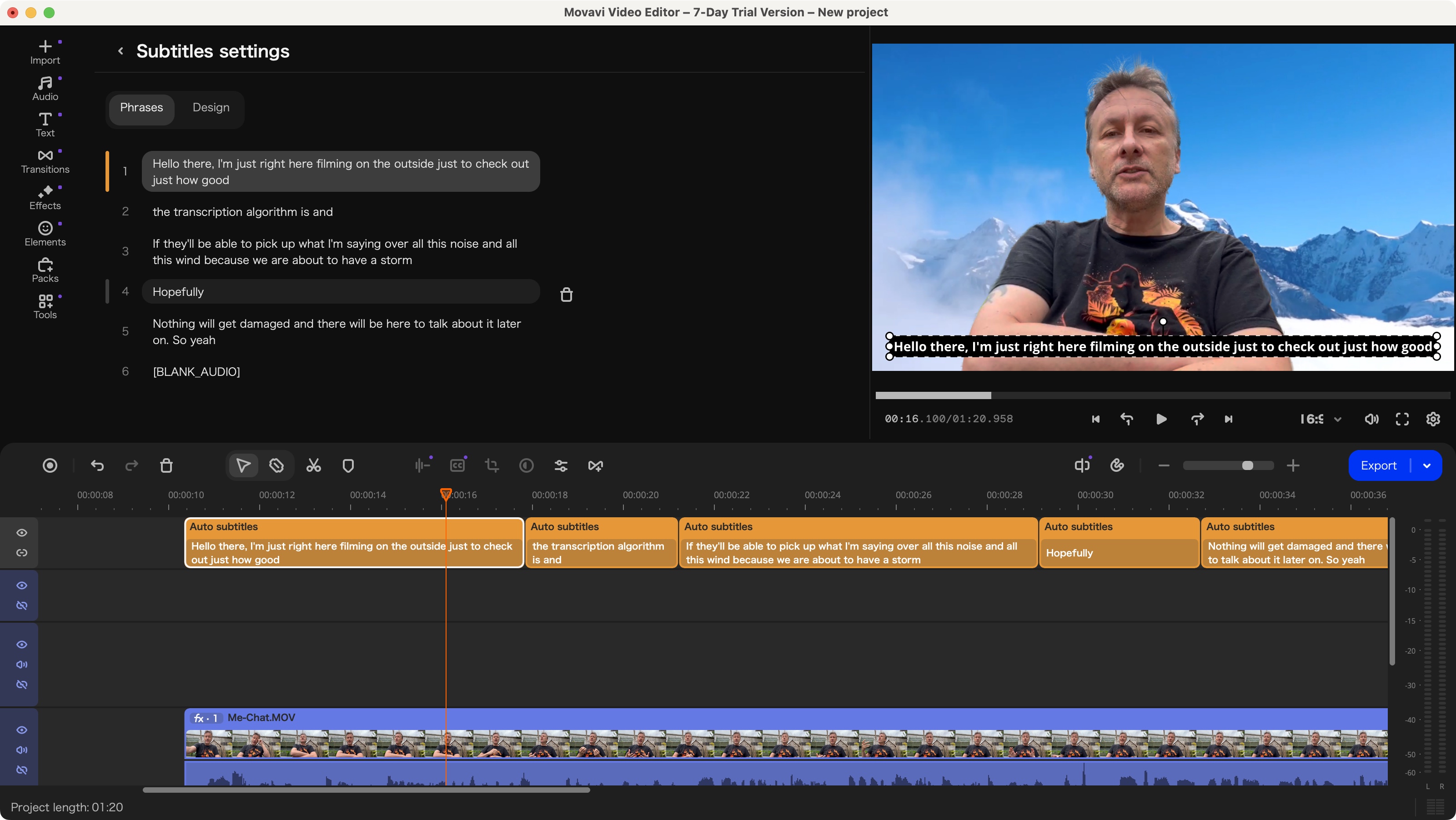 Movavi Video Suite 2025 during our review