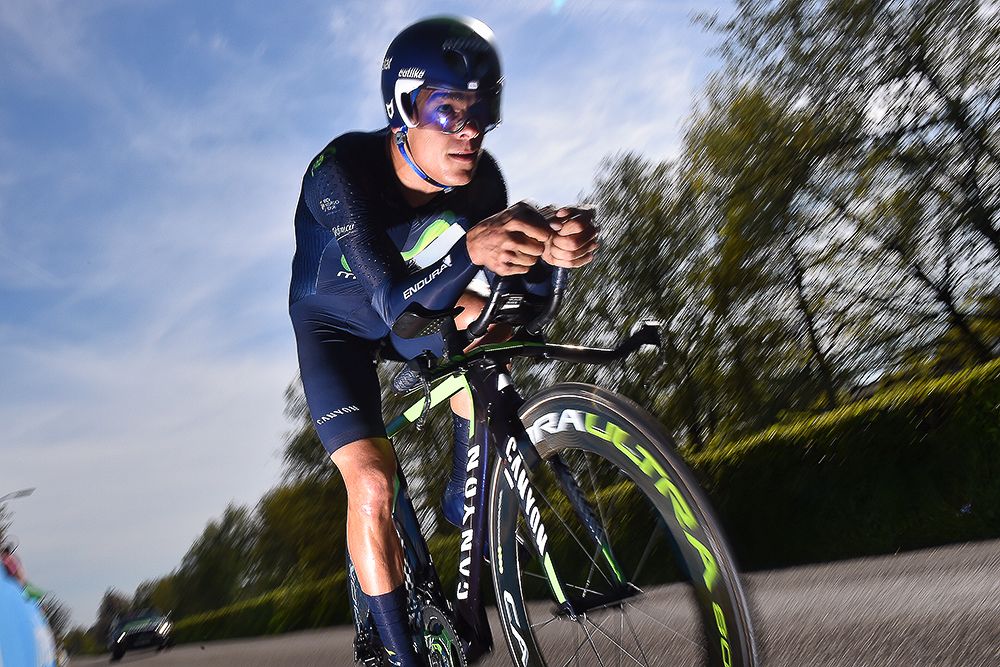 Movistar's Andrey Amador finished third.