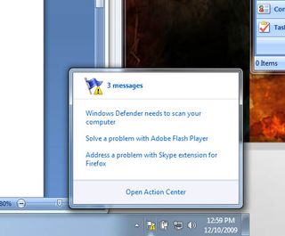 The Action Center is a one-stop shop for Windows notifications.