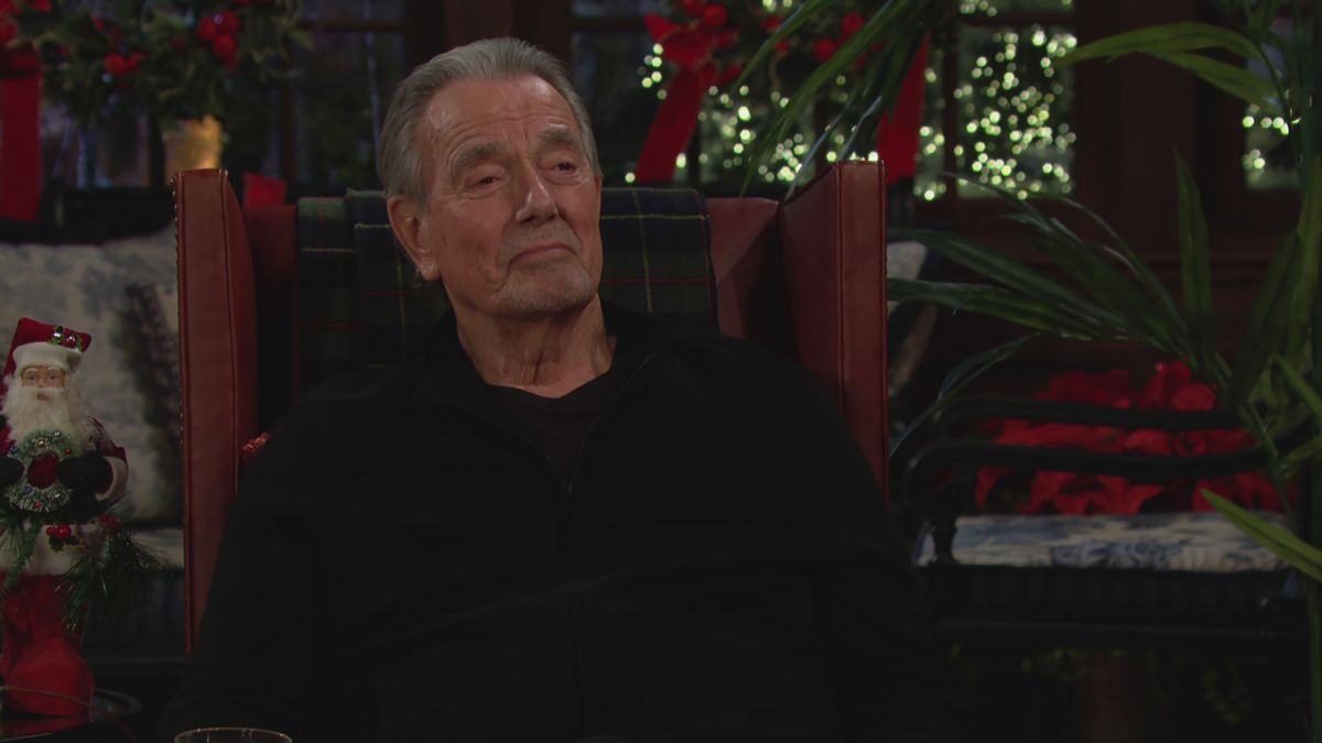 Eric Braeden as Victor smirking in The Young and the Restless