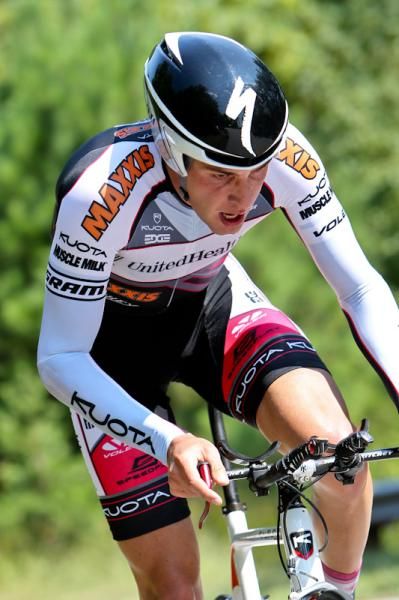 Adrian Hegyvary (UnitedHealthcare) looking strong on the climb.