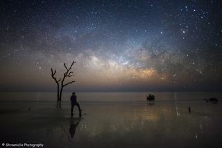 Milky Way at Hunting Island State Park
