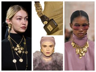 '80s-era jewelry at Chanel, Schiaparelli, Saint Laurent, Chloé