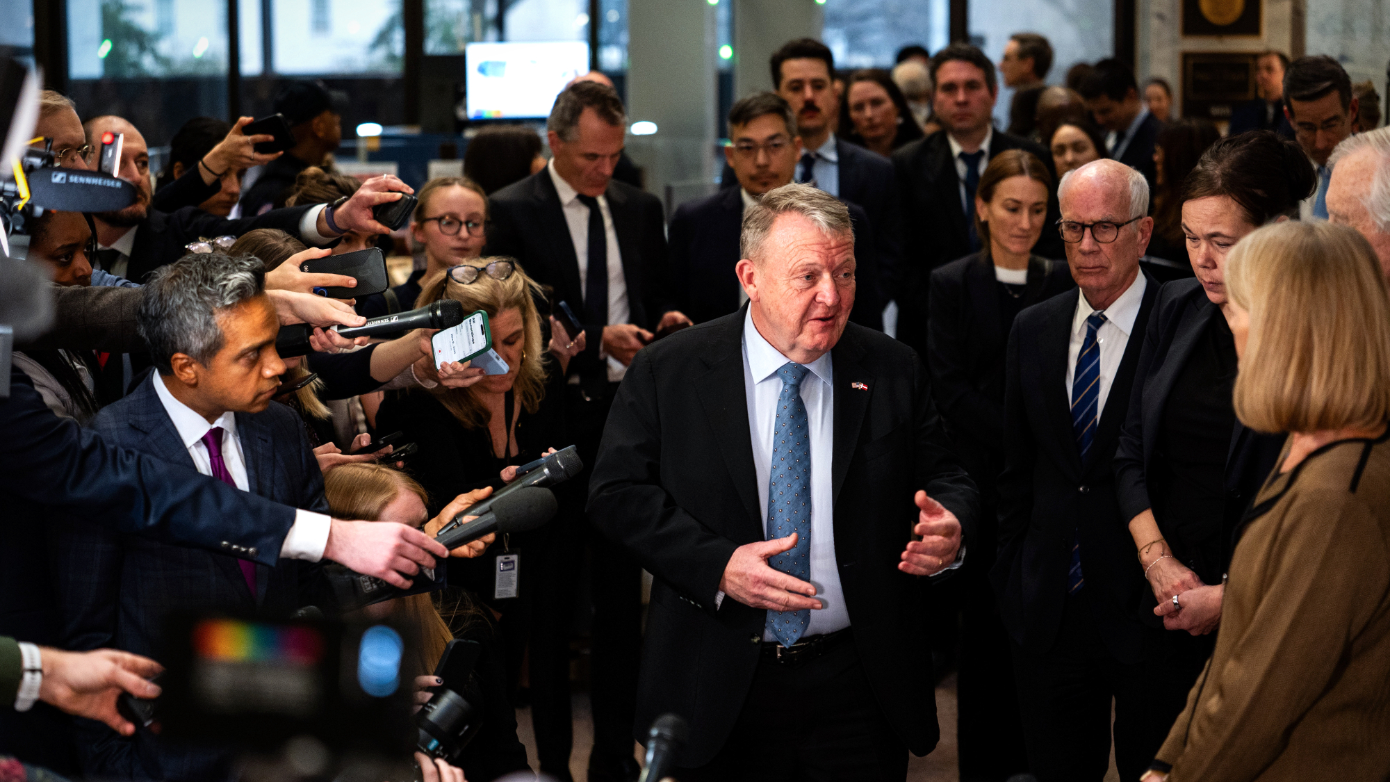 Danish Foreign Minister Lars Lokke Rasmussen talks about President Donald Trump's designs on Greenland after White House meeting