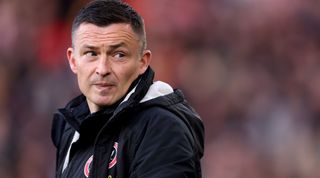 Erik ten Hag Manchester United: Sheffield United manager Paul Heckingbottom on the touchline during a match
