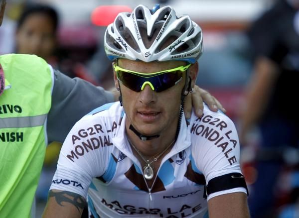 John Gadret (AG2R) after the win