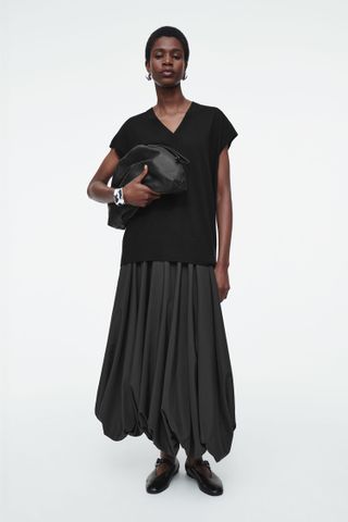 COS Ballon-Hem Maxi Skirt