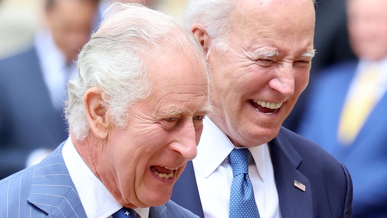 King Charles and President Joe Biden at Windsor