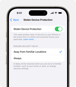 Apple Stolen Device detection