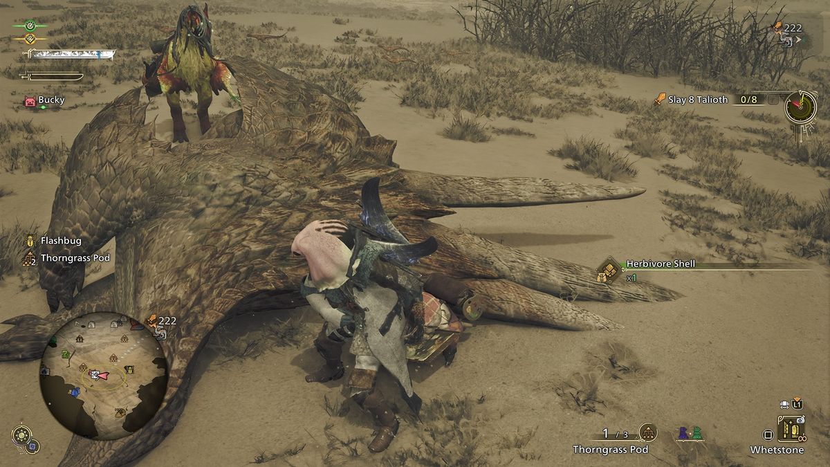 Monster Hunter Wilds Herbivore Shell location | GamesRadar+